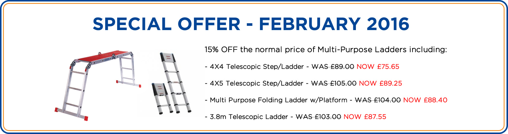 Buy Multi-Purpose Ladders for Less this February
